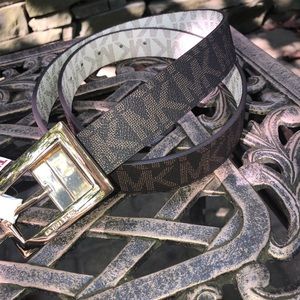 Reversible belt from michael kors new large